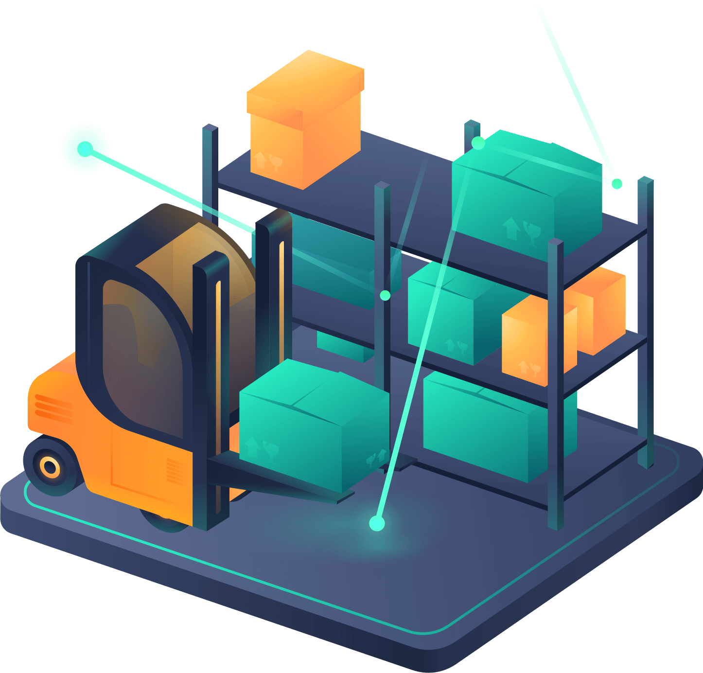 warehouse illustration